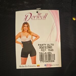 Doribell Panty Alto Encaje Siliconado